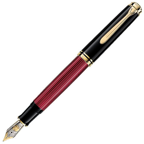 Pelikan Souveran M400 Black-Red Fountain Pen